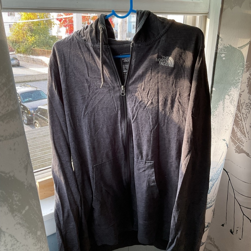 The North Face Men's Charcoal Zip-Up Sweater